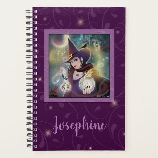 ウィッチかわいらしマジカルデイプランナー プランナー手帳 (正面)