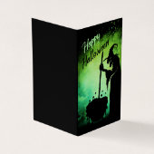 ウィッチとコルドロンハロウィン教室ミニカード 名刺 (外部)