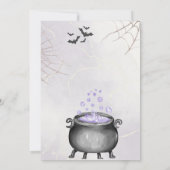 ウィッチとワーロック招待状フラットカード (裏面)