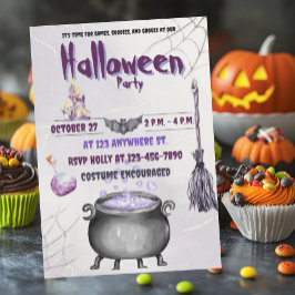 ウィッチとワーロック招待状フラットカード