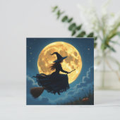 ウィッチのハロウィンおめでとうございます | 魔女 カード (スタンド正面)