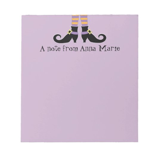 ウィッチの靴 ノートパッド (正面)