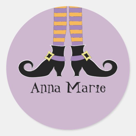 ウィッチの靴 ラウンドシール (正面)