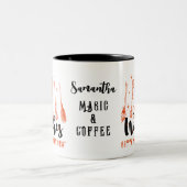 ウィッチはオプションを持つ必要がある魔法ブルームハロウィーン ツートーンマグカップ (中央)