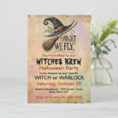 ウィッチまたはワーロックハローウィンパーティ 招待状 (スタンド正面)