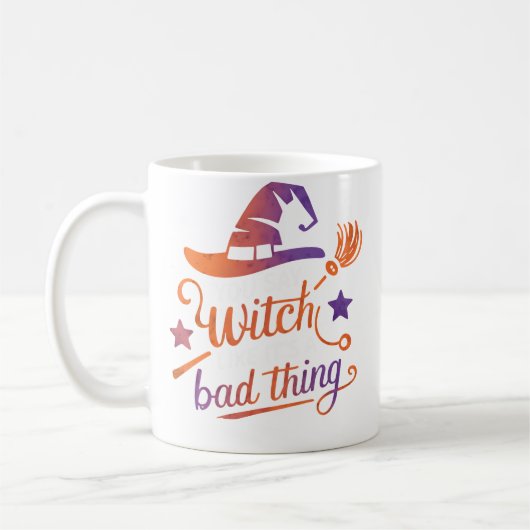 ウィッチを悪く言うものね コーヒーマグカップ (左)