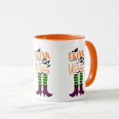 ウィッチを飲む – ウィッチズレッグコーヒー マグカップ (正面右)