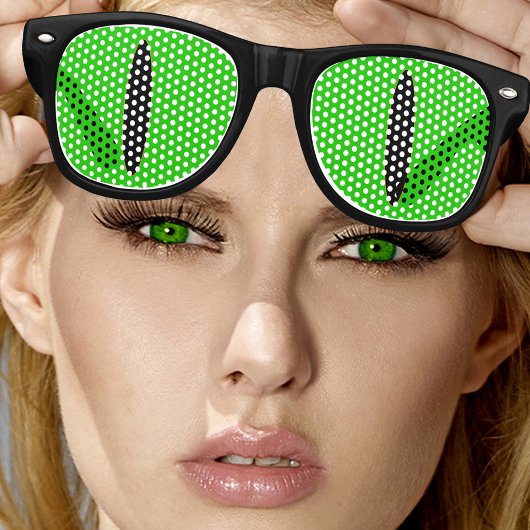 ウィッチアイズハロウィンシェード/おもしろいパーティーサングラス レトロサングラス