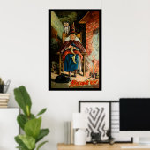 ウィッチアット暖炉 ポスター (ホームオフィス)