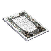 ウィッチアルファベットノートブック(白) ノートブック (右側)