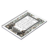 ウィッチアルファベットノートブック(白) ノートブック (左側)