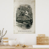 ウィッチアンティークハロウィンウィッチオンブルーム ポスター (キッチン)