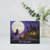 ウィッチアンド幽霊のよく出るハウスハロウィーン招待状 招待状 (スタンド正面)