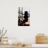 ウィッチインキャット型枠 ポスター (キッチン)