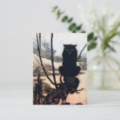 ウィッチインキャット型枠 ポストカード (スタンド正面)