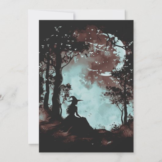 ウィッチインザウッズムーンこうもりハローウィンパーティ 招待状 (裏面)