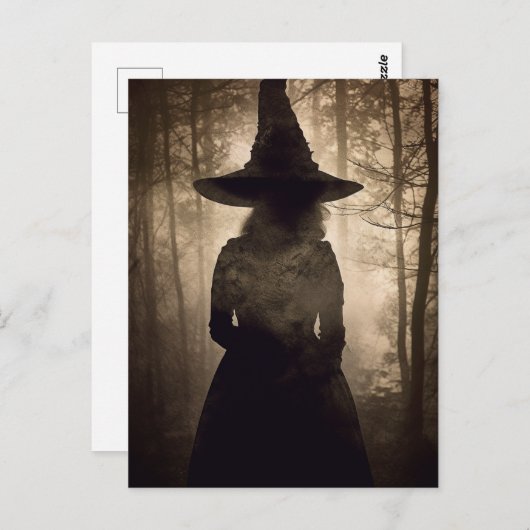 ウィッチインザウッズヴィンテージセピア ポストカード (正面/裏面)