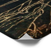 ウィッチインフクロウ型枠 ポスター (角)