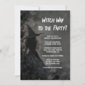 ウィッチウェイへパーティーハロウィーン招待状 招待状 (正面)
