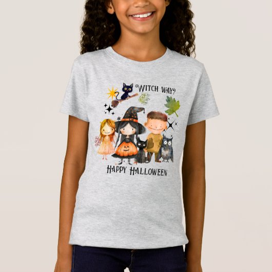 ウィッチウェイハッピーハローウィン Tシャツ (正面)