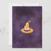 ウィッチウォーターカラーハロウィーンブライダルシャワーパーティー 招待状 (裏面)