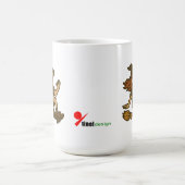 "ウィッチオンホイールブルームスケートスタイル コーヒーマグカップ (中央)