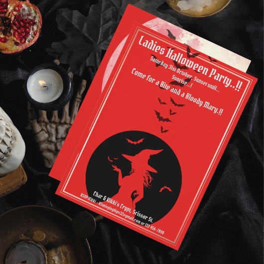 ウィッチオンリーハローウィンパーティ 招待状