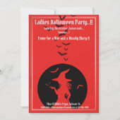 ウィッチオンリーハローウィンパーティ 招待状 (正面)