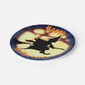 ウィッチオーバームーンハロウィーン紙プレート ペーパープレート (アングル)