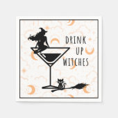 ウィッチカクテルナプキンを飲む スタンダードカクテルナプキン (正面)