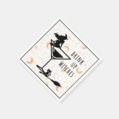 ウィッチカクテルナプキンを飲む スタンダードカクテルナプキン (角)