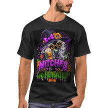 ウィッチカフェイン中毒 ハロウィン おもしろTシャツ
