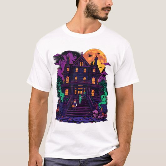 ウィッチカボチャクリップアート Tシャツ (正面)