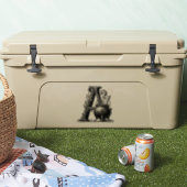 ウィッチカルドロンウィッチリーレターアカスタムイニシャル シール (クーラー)