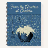 ウィッチカルドロンブルーレシピ ノートブック (正面)