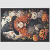 ウィッチガール2ハロウィーンデカップージ紙 薄葉紙 (正面)