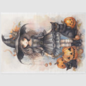 ウィッチガール5ハロウィーンデカップージ紙 薄葉紙 (正面)