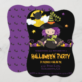 ウィッチキッズハロウィンブロックパーティー 招待状