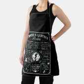 ウィッチキッチンルールヴィンテージハロウィーン エプロン (インサイチュ)