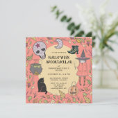ウィッチキッドハローウィンパーティ 招待状 (スタンド正面)