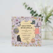 ウィッチキッドハローウィンパーティ 招待状 (スタンド正面)