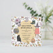 ウィッチキッドハローウィンパーティ 招待状 (スタンド正面)