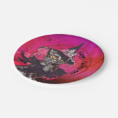 ウィッチキャットハッピーハローウィン ペーパープレート (アングル)