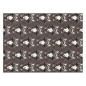 ウィッチキャットハロウィン不気味なかわいいポートレート テーブルクロス (正面(横))