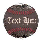 ウィッチキャットハロウィン不気味なかわいいポートレート 野球ボール