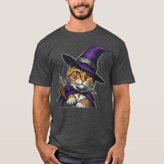 ウィッチキャットハロウィーンヴィンテージ Tシャツ