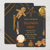 ウィッチクラフツ ハロウィンパーティー招待状 招待状 (正面/裏面)