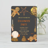 ウィッチクラフツ ハロウィンパーティー招待状 招待状 (スタンド正面)