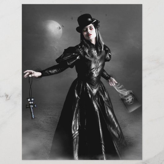 ウィッチクラフトカスタマイズ可能なハロウィーンフライヤー チラシ (正面)