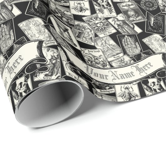 ウィッチクラフトタロットカードアビクトリアンポセカリースタイル ラッピングペーパー (ロールコーナー)